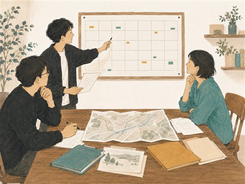制作準備の打ち合わせ