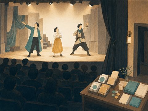 上演と物販